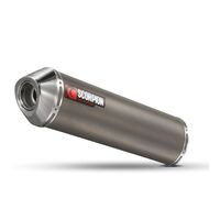 Scorpion Slip-On Exhaust - Oval Titanium - for BMW F800ST (2007-13)