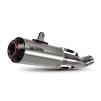 Scorpion Slip-On Exhaust - Red Power S/Steel - for Honda CBR500R (19-)
