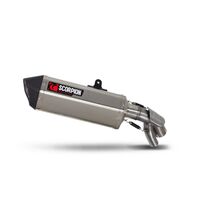 Scorpion Slip-On Exhaust - Serket Parallel S/Steel - for BMW S1000XR (2015-19)