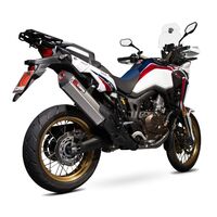 Scorpion Slip-On Exhaust - Serket Parallel Titanium - for Honda CRF1000L Africa Twin (2015-19)