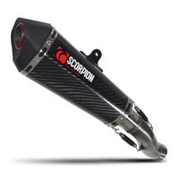Scorpion Slip-On Exhaust - Serket Taper Carbon Fibre - for Honda CB500X 19-20 (2019-20)