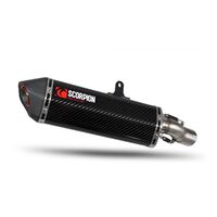 Scorpion Slip-On Exhaust - Serket Parallel Carbon Fibre - for Kawasaki Ninja H2 SX incl. SE (2018-20)