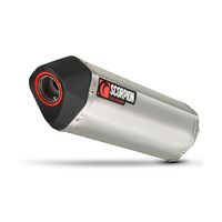 Scorpion Slip-On Exhaust - Serket Parallel S/Steel - for KTM Adventure 1090 (2017-)