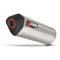 Scorpion Slip-On Exhaust - Serket Parallel S/Steel - for KTM Super Adventure 1290 (2015-)