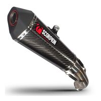 Scorpion Slip-On Exhaust - Serket Taper Carbon Fibre - for KTM RC 390 (2017-)