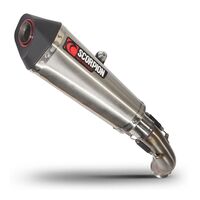 Scorpion Slip-On Exhaust - Serket Taper S/Steel - for KTM RC 390 (2017-)