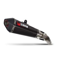 Scorpion Slip-On Exhaust - Serket Taper Carbon Fibre - for Suzuki GSX-S750 (2017-)