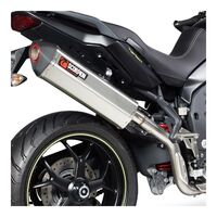 Scorpion Slip-On Exhaust - Serket Parallel S/Steel - for Triumph Tiger 1050 Sport (2013-17)