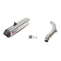 Scorpion Slip-On Exhaust - Serket Parallel S/Steel - for Triumph Tiger 1200 Explorer (2016-)