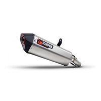 Scorpion Slip-On Exhaust - Serket Parallel S/Steel - for Triumph Tiger 900 (2020-)