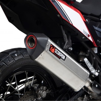 Scorpion Slip-On Exhaust - Serket Parallel S/Steel - for Yamaha Tenere 700 (2019-20)
