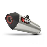 Scorpion Slip-On Exhaust - Serket Taper S/Steel - for Yamaha YZF R3/R25 (2014-)