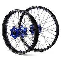 Husaberg SM Pro / Excel A60 SNR MX Black Rim / Blue Hub / Blue Nipples Wheel Set FE 650 E 2004-2006 (21*1.60 / 18*2.15)