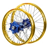 Yamaha Adventure SM Pro Blue Hubs / Excel Gold Rims Wheel Set