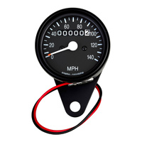 SPEEDO 2in 60mph-2000rpm HARLEY SATIN BLACK