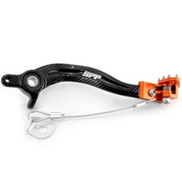 SPP Brake Pedal KTM 200-530Xcw/Xcrw Husqvarna Fe390-570 Tc125 Orange