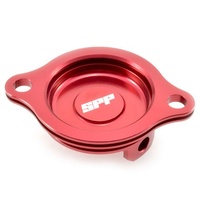 SPP Oil Filter Cover Honda CRF150R Red