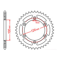 MTX 735 Steel Rear Sprocket #520 (39T) (11-735-39)