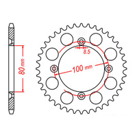 MTX 1204 Steel Rear Sprocket #428 (49T) (11-KN4-49)