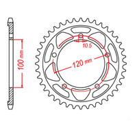 MTX 713 Steel Rear Sprocket #525 (41T) (11-713-41)