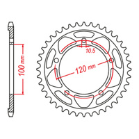 MTX 713 Steel Rear Sprocket #525 (42T) (11-713-42)
