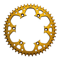 MTX 460 Zero Aluminium Rear Sprocket #520 - Gold (47T) (11A-110-47GLD)