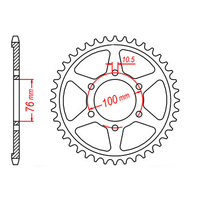 MTX 816 Steel Rear Sprocket #530 (50T) (11-476-50)