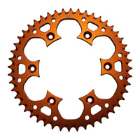 MTX 897 Zero Aluminium Rear Sprocket #520 - Orange (48T) (11A-KM1-48ORG)