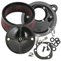 S&S Stealth Air Cleaner Kit Without Cover For 1991-2006 Hd Xl Sportster Models With Stock Cv Carb