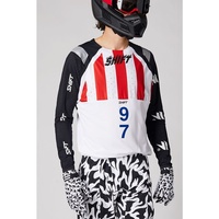 Blue Label Flame Jersey Mx21 / Whtblk