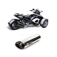 Two Brothers Racing Can-Am Spyder RS Slip-On Alloy Exhaust (08-12) Dual (incl Collector)