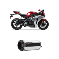 Two Brothers Racing Honda CBR1000RR Slip-On Carbon Exhaust (12-13) Silver