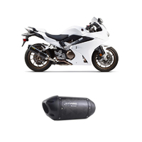 Two Brothers Racing Honda VFR800 Slip-On Carbon Exhaust (14/15) S1R Black (Without Side Bags)