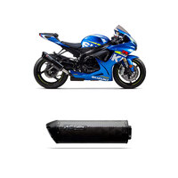 Two Brothers Racing Suzuki GSXR600/750 Full-System Carbon Exhaust (11-20) Black
