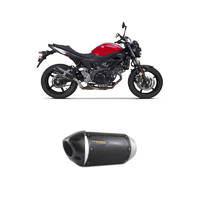 Two Brothers Racing Suzuki SV650 Slip-On Carbon Exhaust (17-20) S1R