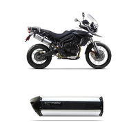 Two Brothers Racing Triumph Tiger 800 Slip-On Alloy Exhaust (11-20) Black