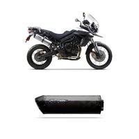 Two Brothers Racing Triumph Tiger 800 Slip-On Carbon Exhaust (11-20) Black