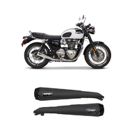 Two Brothers Racing Triumph Bonneville S1R Slip-On Exhaust (17-20) Black