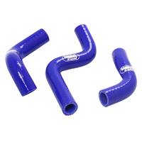 Samco Sport Kawasaki Blue Off Road Radiator Hose Kit KX 85 L 2014-2023 (KAW-63)