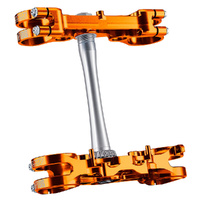 Talon Husqvarna Orange Raptor Adjustable Triple Clamp