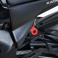 Tie-Down Hooks, pair, black, Suzuki Katana '19-