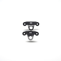 Tie-Down Hooks, pair, black, Kawasaki Ninja 1000SX '20-
