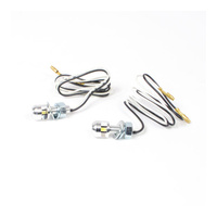WHITES NUMBER PLATE LED BOLT LIGHT 13.5X12.8 SIL (Pair)