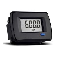 Trail Tech TTO Panel - Tach/Hour Meter - Black