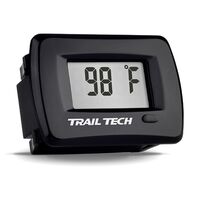 Trail Tech TTO Panel - Temp Meter 10mm Radiator Fin - Black
