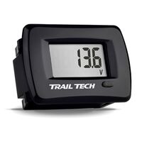 Trail Tech TTO Panel - Voltage Meter - Black