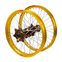 Suzuki Talon Magnesium Hubs / Excel Gold Rims Wheel Set