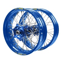 Kawasaki Talon Blue Hubs / Excel Blue Rims Supermotard Wheel Set