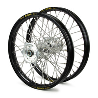 Yamaha Talon / Excel SNR MX Black Rims / Silver Hubs Wheel Set YZF 250-450 2014-17 (21*1.6 / 19*2.15)