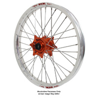 KTM 790-1090-1190-1290 Adventure Talon Orange Hubs / Excel Silver Rims Front Wheel
